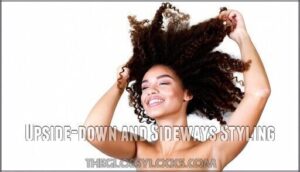 upside-down and sideways styling