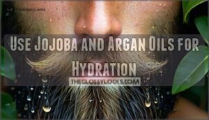 use jojoba and argan oils for hydration