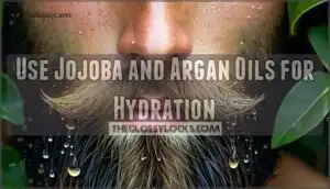 use jojoba and argan oils for hydration