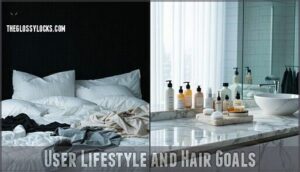 user lifestyle and hair goals