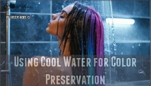 using cool water for color preservation