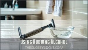 using rubbing alcohol