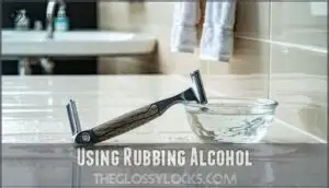 using rubbing alcohol