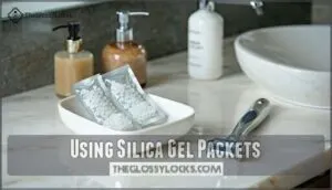 using silica gel packets