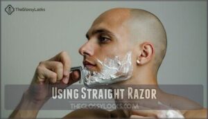 using straight razor using straight razor