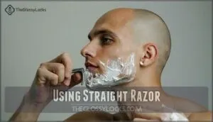 using straight razor