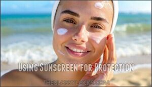 using sunscreen for protection