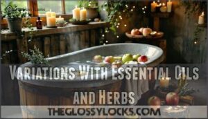 variations with essential oils and herbs