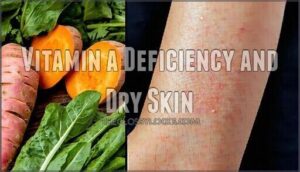 vitamin a deficiency and dry skin