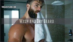 wash and dry beard