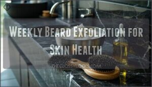 weekly beard exfoliation for skin health