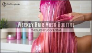 weekly hair mask routine