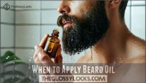 when to apply beard oil