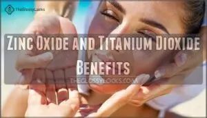 zinc oxide and titanium dioxide benefits