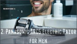 2. panasonic arc5 electric razor for men