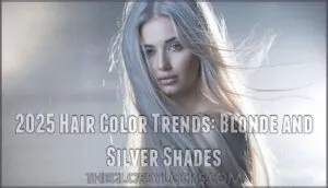 2025 hair color trends: blonde and silver shades