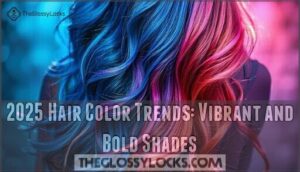 2025 hair color trends: vibrant and bold shades
