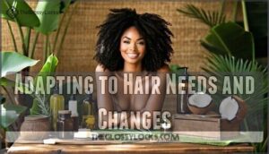 adapting to hair needs and changes
