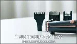 adjusting guard settings adjusting guard settings