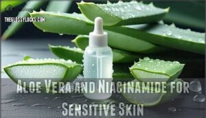 aloe vera and niacinamide for sensitive skin