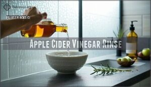 apple cider vinegar rinse