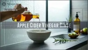 apple cider vinegar rinse