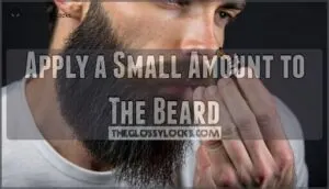 apply a small amount to the beard