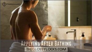 applying after bathing applying after bathing