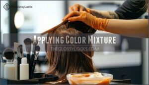 applying color mixture