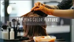 applying color mixture