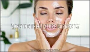 applying the mixture correctly
