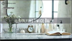 applying twice daily applying twice daily