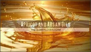 apricot and argan oils