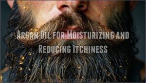 argan oil for moisturizing and reducing itchiness
