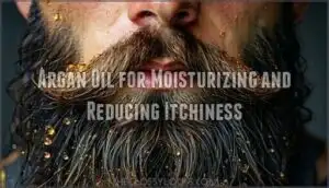 argan oil for moisturizing and reducing itchiness