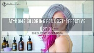 at-home coloring for cost-effective option