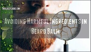 avoiding harmful ingredients in beard balm