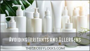 avoiding irritants and allergens