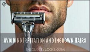 avoiding irritation and ingrown hairs