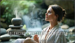 balancing skincare and lifestyle