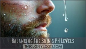 balancing the skin's ph levels
