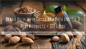 beard balm with cocoa and shea butter