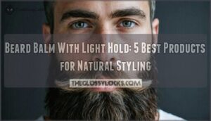beard balm with light hold