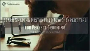 beard shaping mistakes to avoid