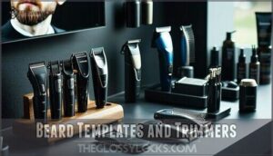 beard templates and trimmers