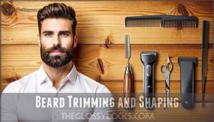 beard trimming and shaping