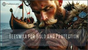 beeswax for hold and protection