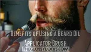 benefits of using a beard oil applicator brush