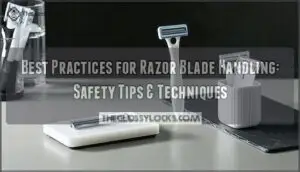 best practices for razor blade handling