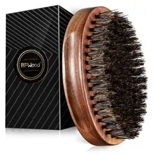 BFWood Boar Bristle Beard Brush B08C7P8TWQ